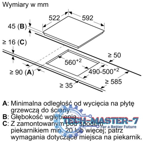 Płyta ceramiczna PKN631FP2E Płyta ceramiczna PKN631FP2E