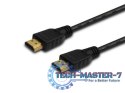 Kabel HDMI (M) 20m, czarny, złote końcówki, v1.4 high speed, ethernet/3D, CL-75
