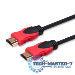 Kabel HDMI (M) v2.0, 10m, miedź, czarny, złote końcówki, ethernet/3D, CL-141