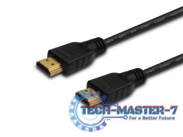 Kabel HDMI złoty v1.4 3D, 4Kx2K, 1.5m, CL-01