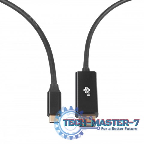 Kabel USB C - Displayport 2m czarny Kabel USB C - Displayport 2m czarny