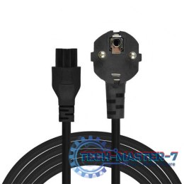 Kabel zasilający koniczynka, 3m, CL-158
