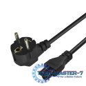 Kabel zasilający koniczynka, 3m, CL-158