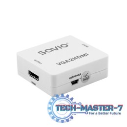 Konwerter/Adapter VGA - HDMI Full HD/1080p 60Hz, CL-110