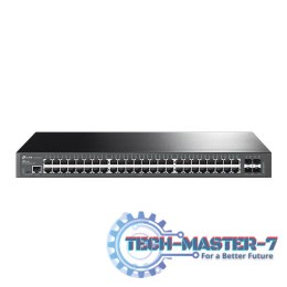 Przełącznik zarządzalny L2+ JetStream, 48 portów gigabitowych, 4 sloty SFP+ 10GE SG3452X