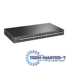 Przełącznik zarządzalny L2+ JetStream, 48 portów gigabitowych, 4 sloty SFP+ 10GE SG3452X