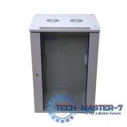 Szafa rack 18U 600x450mm szara wisząca