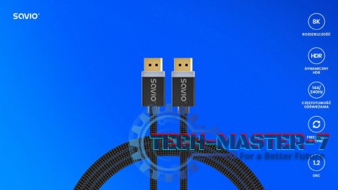 Kabel DisplayPort (M) v1.4, 2m, CL-166 Kabel DisplayPort (M) v1.4, 2m, CL-166