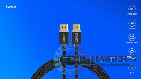Kabel DisplayPort (M) v1.4, 2m, CL-166 Kabel DisplayPort (M) v1.4, 2m, CL-166
