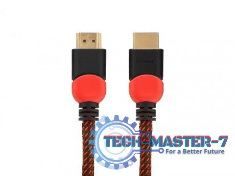 Kabel HDMI 2.0 czerwono-czarny 3 m, GCL-04 Kabel HDMI 2.0 czerwono-czarny 3 m, GCL-04