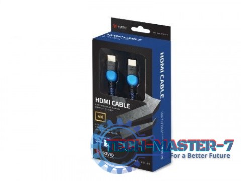Kabel HDMI 2.0 niebiesko-czarny 3m, GCL-05 Kabel HDMI 2.0 niebiesko-czarny 3m, GCL-05