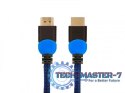Kabel HDMI 2.0 niebiesko-czarny 3m, GCL-05