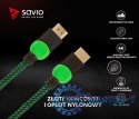 Kabel HDMI 2.0 zielono-czarny 1,8m, GCL-03