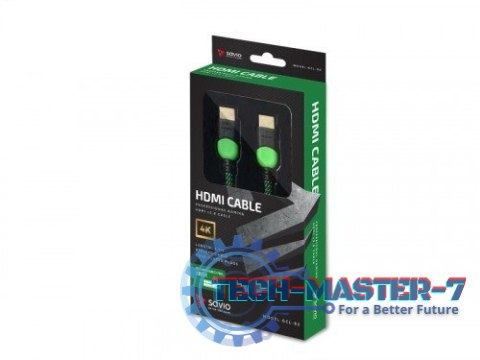 Kabel HDMI 2.0 zielono-czarny 1,8m, GCL-03 Kabel HDMI 2.0 zielono-czarny 1,8m, GCL-03