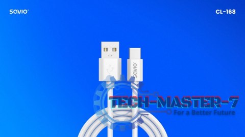 Kabel USB-A - USB-C, 2A, 3m, CL-168 Kabel USB-A - USB-C, 2A, 3m, CL-168