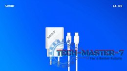 Ładowarka sieciowa USB Quick Charge Power Delivery 3.0 18W +1m kabel USB typ C, LA-05 C