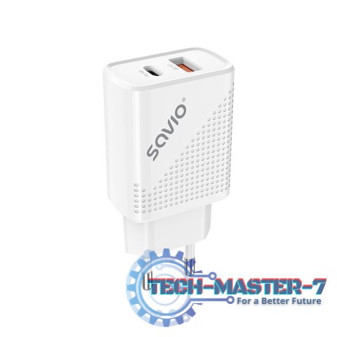 Ładowarka sieciowa USB Quick Charge Power Delivery 3.0 18W +1m kabel USB typ C, LA-05 C Ładowarka sieciowa USB Quick Charge Power Delivery 3.0 18W +1m kabel USB typ C, LA-05 C