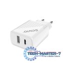 Ładowarka sieciowa USB Quick Charge Power Delivery 3.0 18W +1m kabel USB typ C, LA-05 C