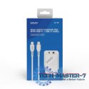 Ładowarka sieciowa USB Quick Charge Power Delivery 3.0 18W +1m kabel USB typ C, LA-05 C