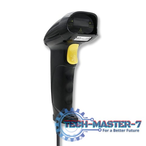 Laserowy czytnik kodów kreskowych 1D | USB | Czarny Laserowy czytnik kodów kreskowych 1D | USB | Czarny