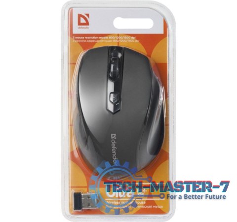 Mysz bezprzewodowa ULTRA MM-315 RF czarna 1600 dpi 6P Mysz bezprzewodowa ULTRA MM-315 RF czarna 1600 dpi 6P