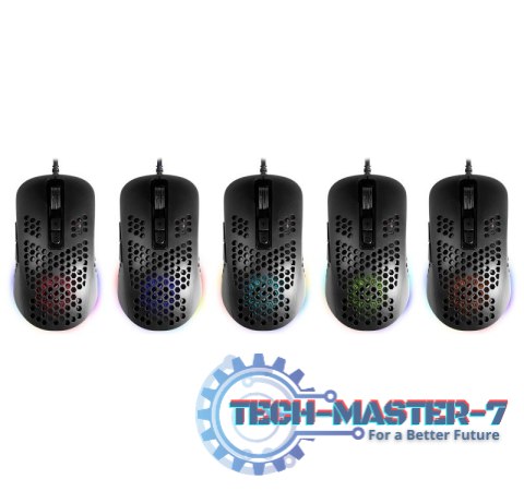 Mysz gamingowa przewodowa SHEPARD GM-620L 12800 dpi 7P RGB Mysz gamingowa przewodowa SHEPARD GM-620L 12800 dpi 7P RGB
