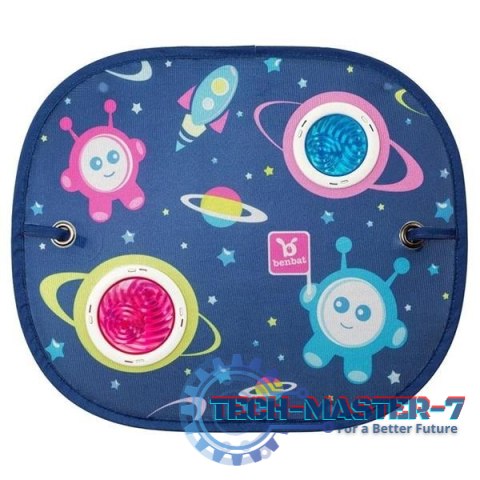 Osłona przeciwsłoneczna na szybę okrągła - Space Collection