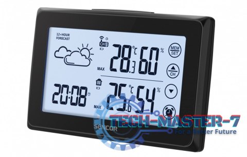 Stacja pogody SWS 2850 dotykowy wyświetlacz, budzik, 1czujnik zewnętrzny Stacja pogody SWS 2850 dotykowy wyświetlacz, budzik, 1czujnik zewnętrzny