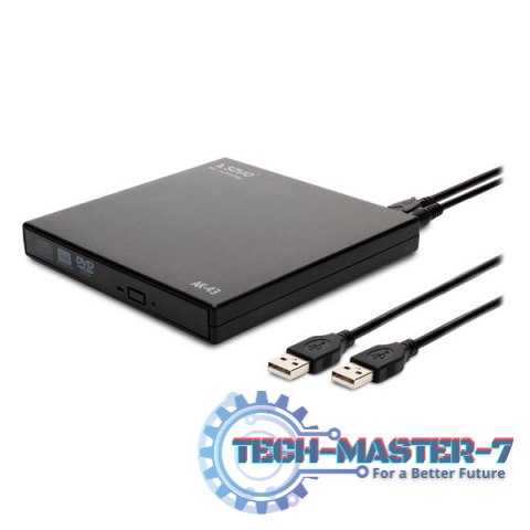Zewnętrzny napęd - nagrywarka typu SLIM CD/DVD R/RW - USB SAVIO AK-43 Zewnętrzny napęd - nagrywarka typu SLIM CD/DVD R/RW - USB SAVIO AK-43