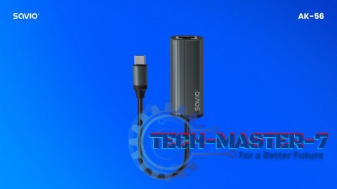 Adapter USB-C 3.1 Gen 1 do RJ-45 Gigabit Ethernet, AK-56 Adapter USB-C 3.1 Gen 1 do RJ-45 Gigabit Ethernet, AK-56