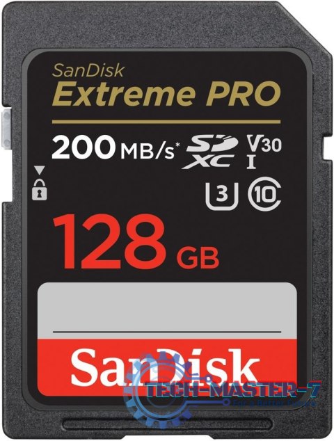 Karta pamięci Extreme Pro SDXC 128GB 200/90 MB/s V30 UHS-I U3