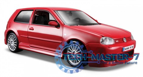 Model kompozytowy Volkswagen Golf R32 Grana 1/24 czerwony Model kompozytowy Volkswagen Golf R32 Grana 1/24 czerwony