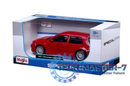 Model kompozytowy Volkswagen Golf R32 Grana 1/24 czerwony