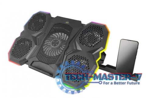 Podstawka chłodząca gaming LED RGB Breva Podstawka chłodząca gaming LED RGB Breva