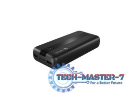 Powerbank Trevi 20000mAh 2x USB-A + USB-C Czarny