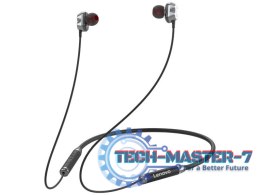 Słuchawki douszne Bluetooth HE08 czarne