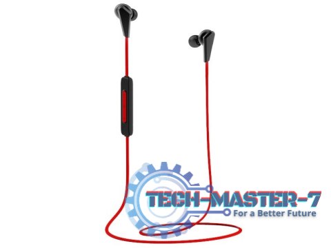 Słuchawki douszne bluetooth HE01 czerwone Słuchawki douszne bluetooth HE01 czerwone