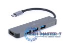 Adapter USB-C HDMI Hub 3xUSB 3.0