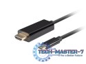 Kabel USB-C(M)->HDMI(M) 4K 60HZ czarny