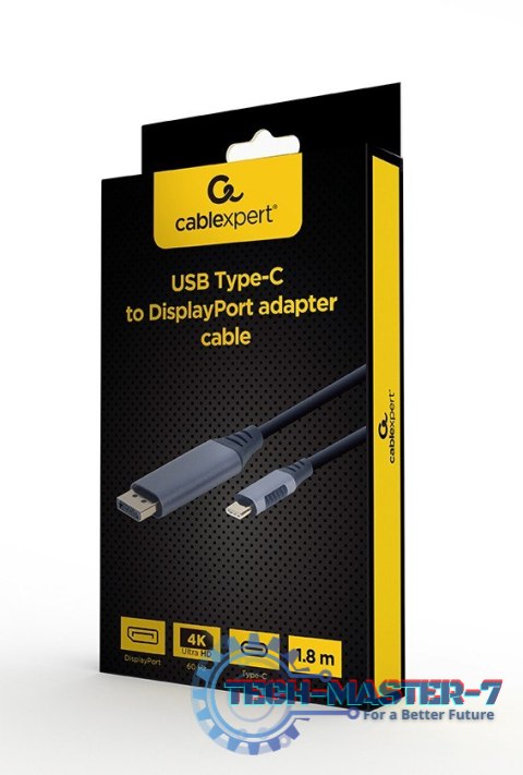 Kabel USB-C do DisplayPort 1.8m Kabel USB-C do DisplayPort 1.8m