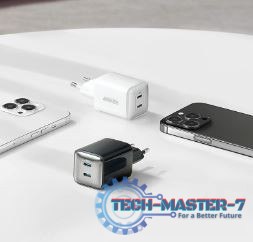 Ładowarka PowerPort III 40W 2xUSB-C Biała