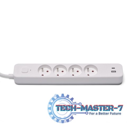 Listwa zasilająca przeciwprzepięciowa 4 gniazda USB-A i USB-C, 1.5m, LZ-11 Listwa zasilająca przeciwprzepięciowa 4 gniazda USB-A i USB-C, 1.5m, LZ-11