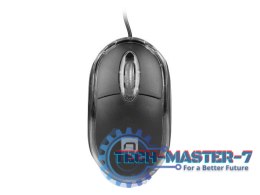 Mysz Vireo 2 1000 DPI optyczna USB Czarna