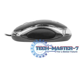 Mysz Vireo 2 1000 DPI optyczna USB Czarna
