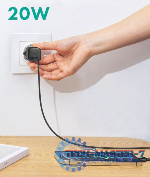 PA-B1 Black Omnia Mini Ładowarka sieciowa 1xUSB-C Power Delivery 20W 3A PA-B1 Black Omnia Mini Ładowarka sieciowa 1xUSB-C Power Delivery 20W 3A