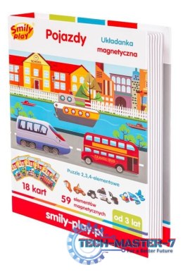 Układanka magnetyczna Pojazdy