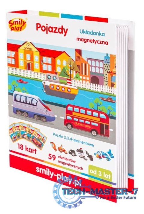 Układanka magnetyczna Pojazdy Układanka magnetyczna Pojazdy