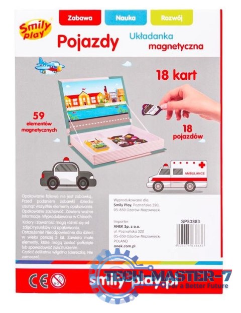 Układanka magnetyczna Pojazdy Układanka magnetyczna Pojazdy