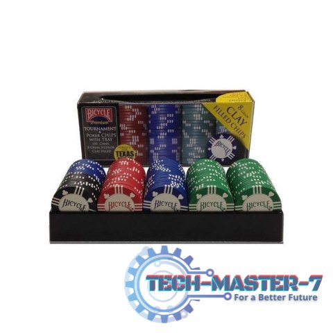 Żetony pokerowe 100 sztuk Żetony pokerowe 100 sztuk
