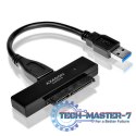ADSA-1S6 Adapter USB 3.0 - SATA 6G do szybkiego przyłączenia 2.5" SSD/HDD, z pudełkiem